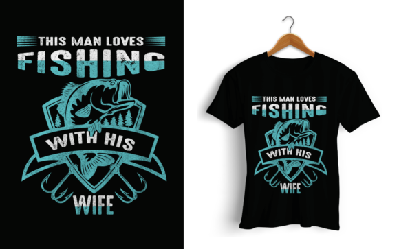 Amazing Fishing Typography for T-Shirt