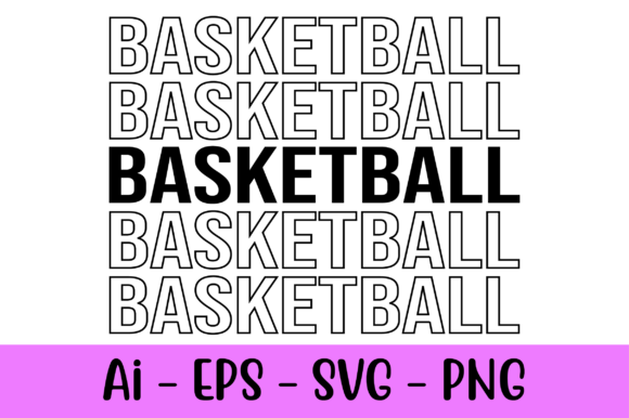 Basketball T-shirt Design Svg