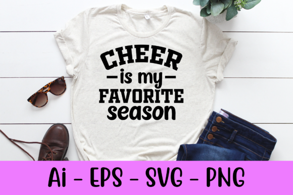 Cheer is My Favorite Season T-shirt Svg