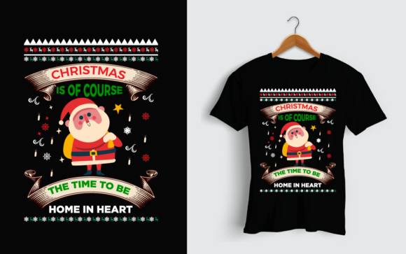 Create Merry Christmas T Shirt Design