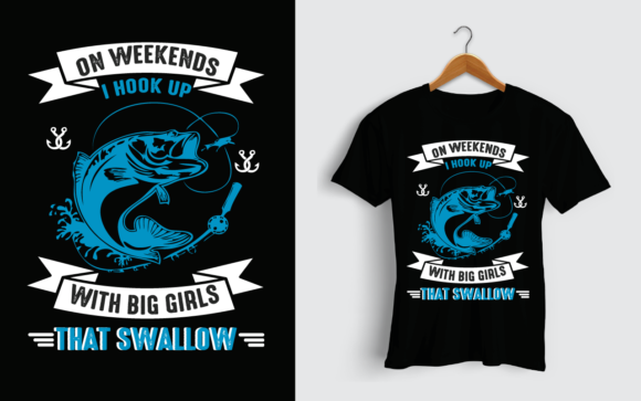 Creative Amazon Fishing T-Shirts Design