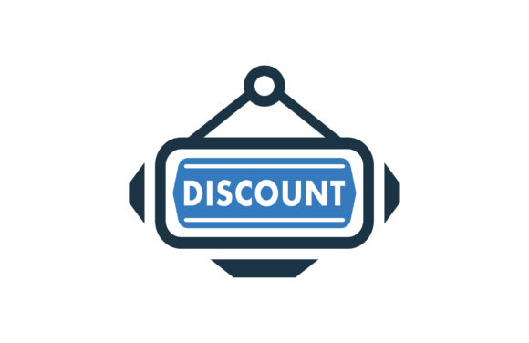 Discount Sticker, Price Reduce Icon