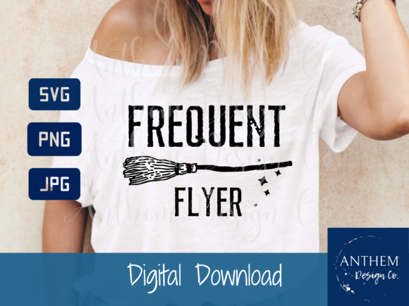 Frequent Flyer Embroidery Design