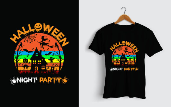 Halloween Party T Shirt Design