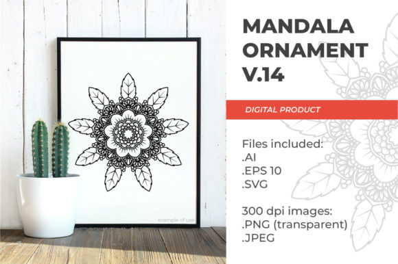 Mandala SVG - Floral Vintage - V.14