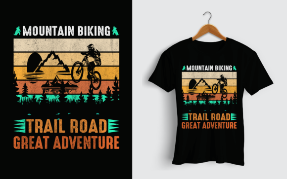 Mountain Bikes Adventure T-Shirt Design