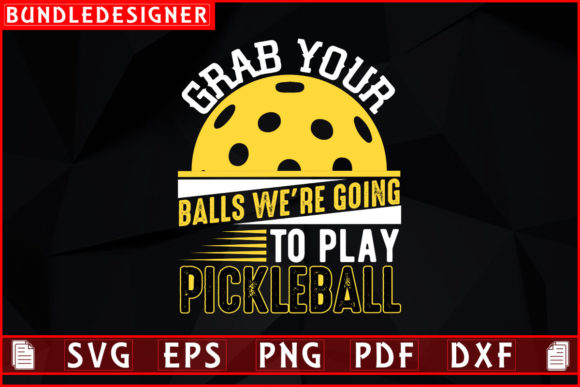 Pickleball Svg T-Shirt Design