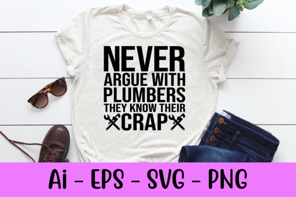 Plumber T-shirt Design Svg