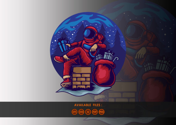 Santa Claus with Gift Bag SVG