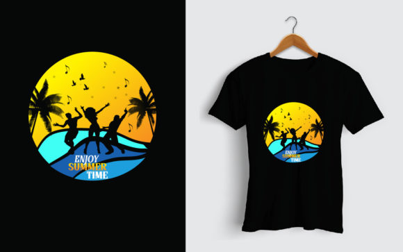 Summer Time Enjoy T-Shirt Design